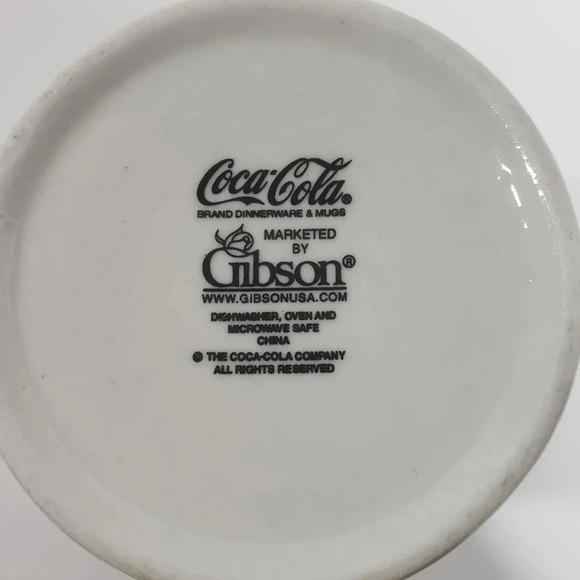 Vintage Coca-Cola Gibson  Ceramic Coffee Mug. - Picture 5 of 6